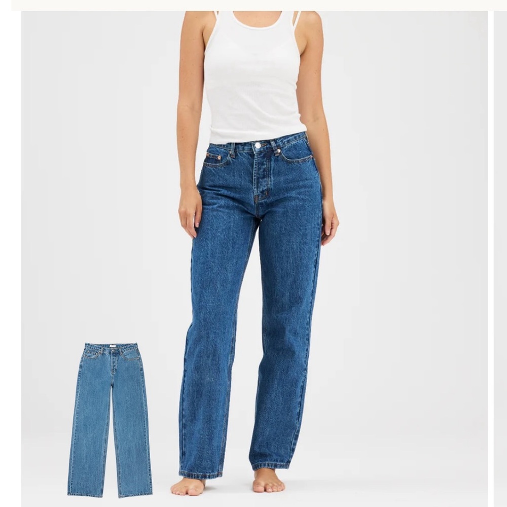 Parke Classic Straight Jean in Med Wash